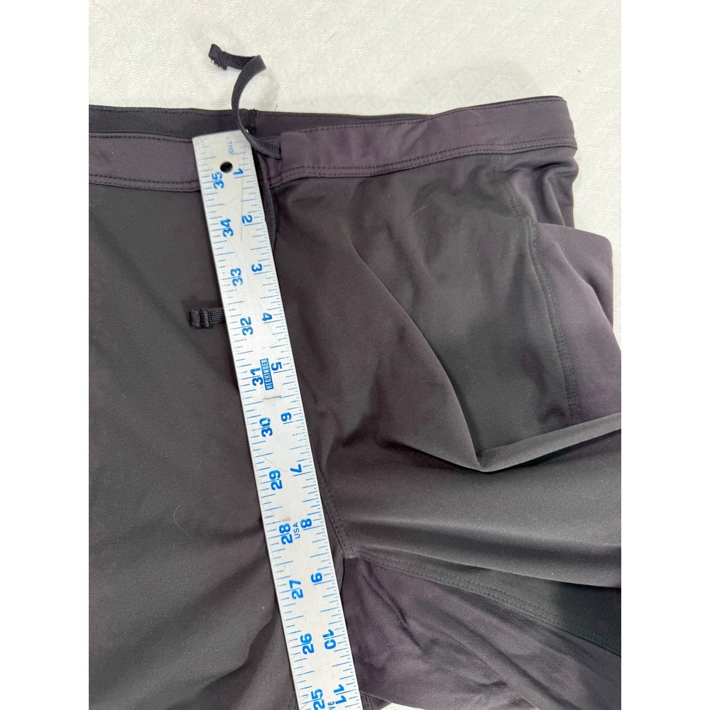 Patagonia Wind Shield Pants Mens S STY24103FA21 Black Drawstring Performance EUC - Picture 6 of 8